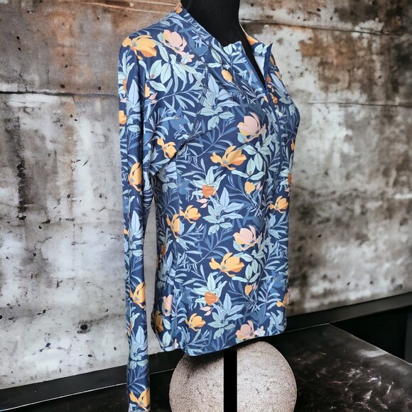 THE AMERICAN OUTDOORSMAN (MED) Women's Floral Performance UPF Sun Protection - Picture 5 of 7